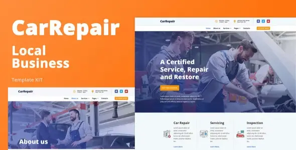 CarRepair β Local Business Template Kit